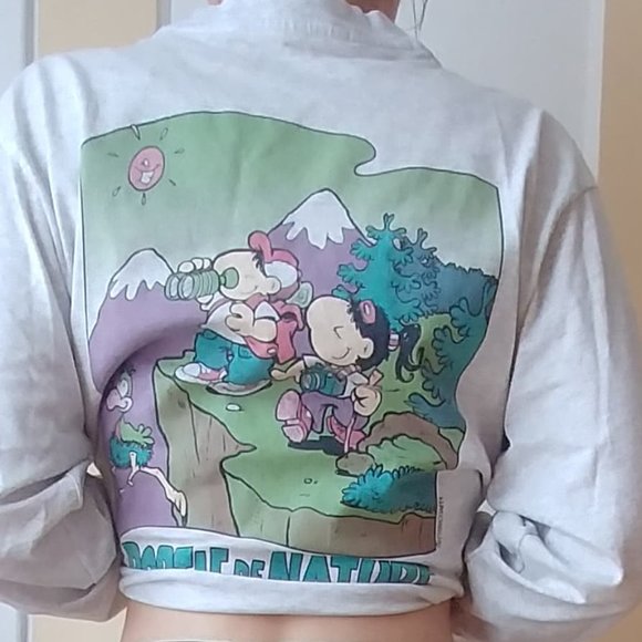 long sleeve crop top - Picture 2 of 4